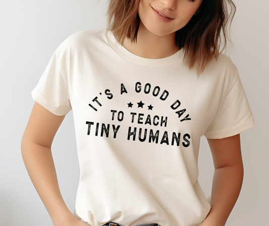 Comfort Colors Tee | It's a Good Day to Teach Tiny Humans [323]