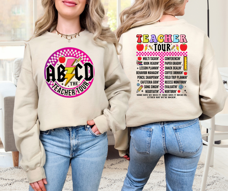 Gildan Crewneck | Teacher ABCD Crewneck [557]