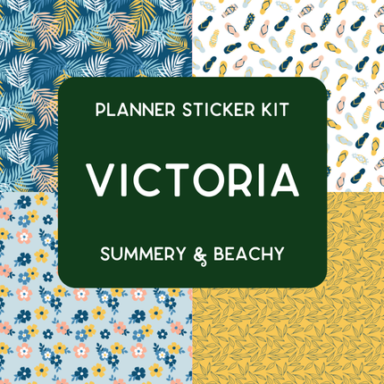 Amplify Planner Stickers | Weekly Kit | Victoria