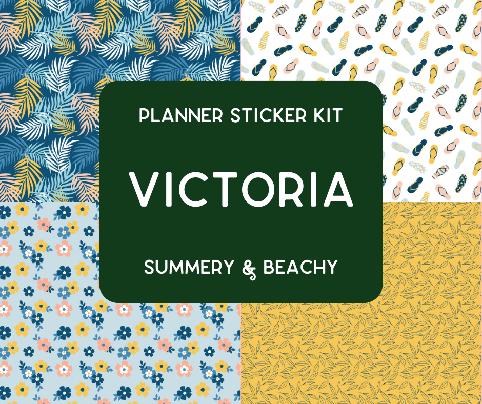 Amplify Planner Stickers | Weekly Kit | Victoria