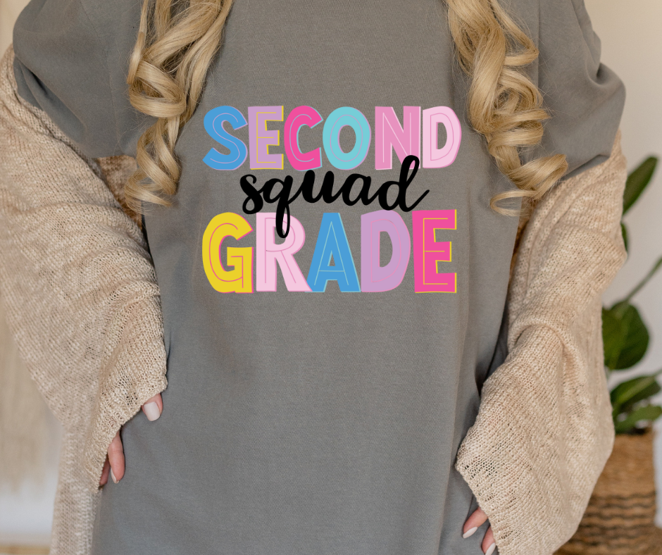 Comfort Colors Tee | Second Grade Squad [329]