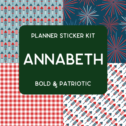 Amplify Planner Stickers | Weekly Kit | Annabeth