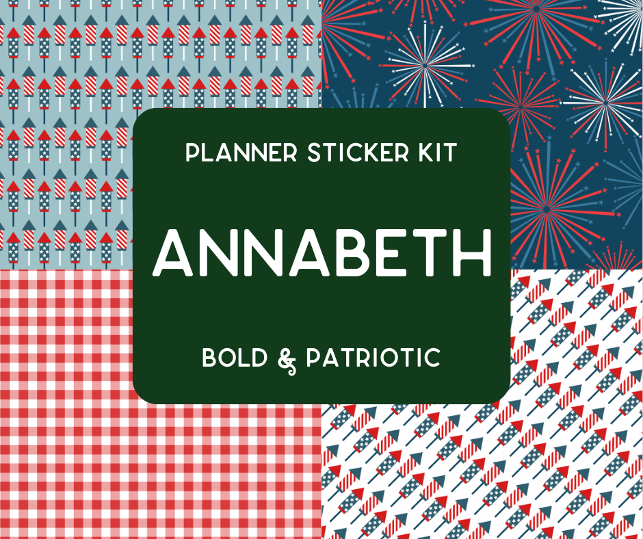 Amplify Planner Stickers | Weekly Kit | Annabeth