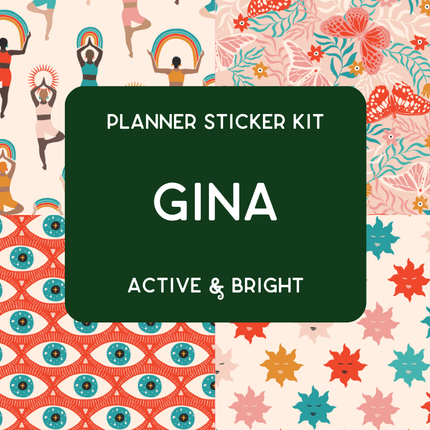 Amplify Planner Stickers | Weekly Kit | Gina