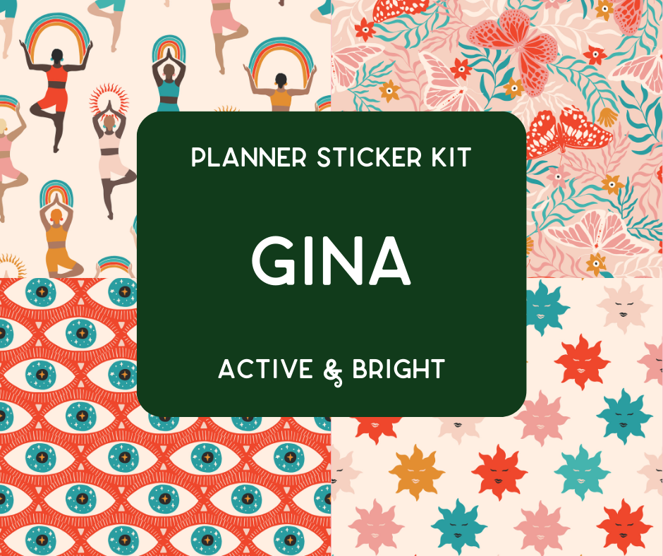 Amplify Planner Stickers | Weekly Kit | Gina