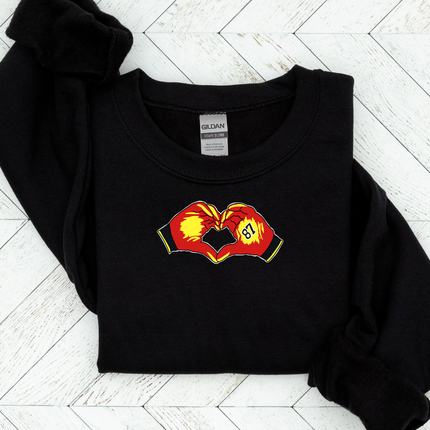 Gildan Crewneck | Travis Heart Hands