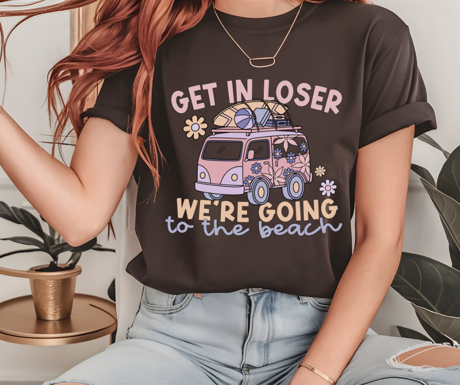 Comfort Colors Tee | Get In Loser We're Going to the Beach [674]