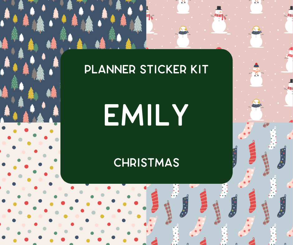 Amplify Planner Stickers | Weekly Kit | Emily