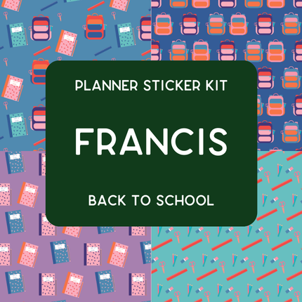 Amplify Planner Stickers | Weekly Kit | Francis