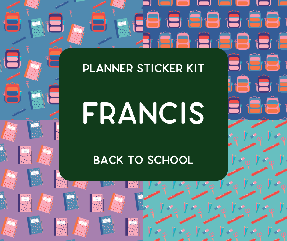 Amplify Planner Stickers | Weekly Kit | Francis