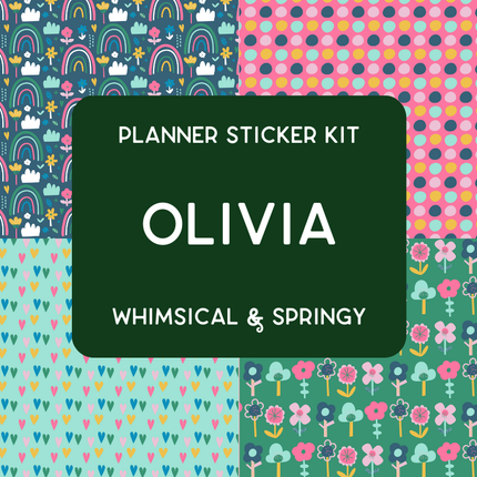 Amplify Planner Stickers | Weekly Kit | Olivia