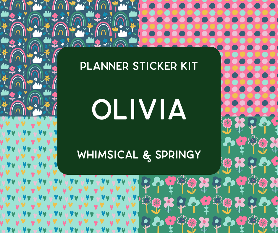 Amplify Planner Stickers | Weekly Kit | Olivia