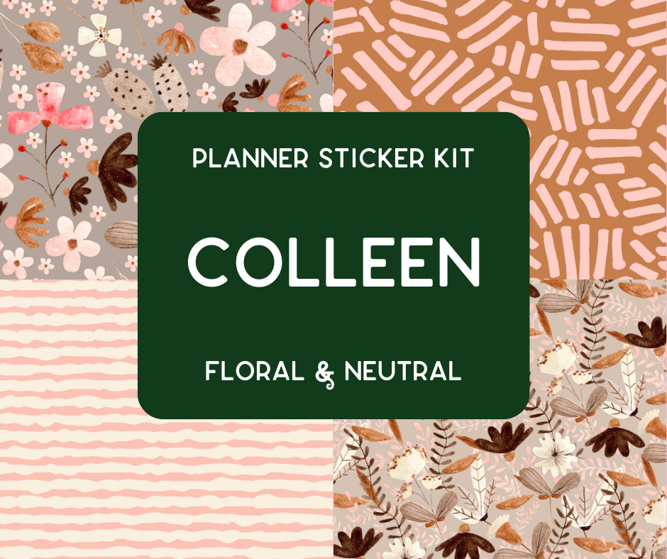 Amplify Planner Stickers | Weekly Kit | Colleen