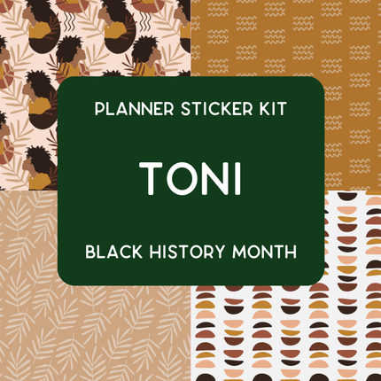 Amplify Planner Stickers | Weekly Kit | Toni