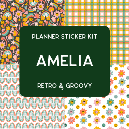Amplify Planner Stickers | Weekly Kit | Amelia