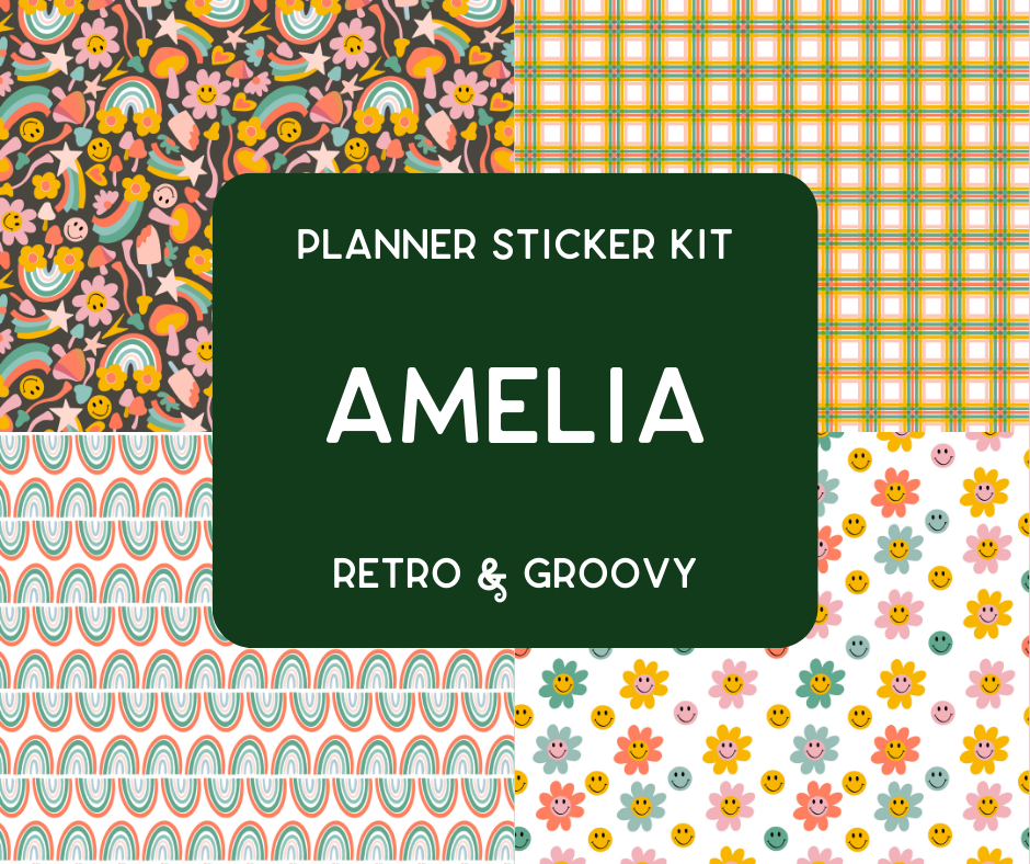 Amplify Planner Stickers | Weekly Kit | Amelia