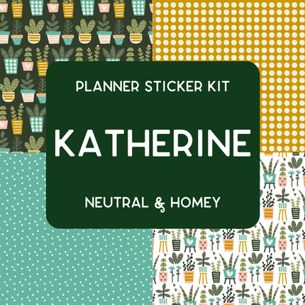 Amplify Planner Stickers | Weekly Kit | Katherine
