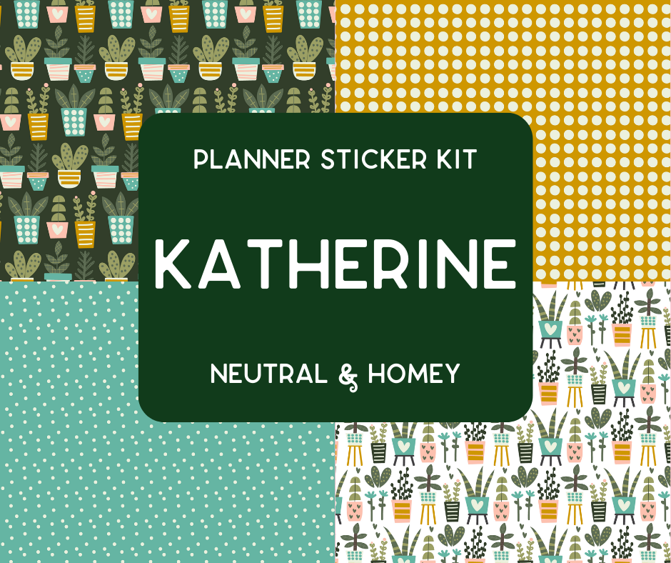 Amplify Planner Stickers | Weekly Kit | Katherine