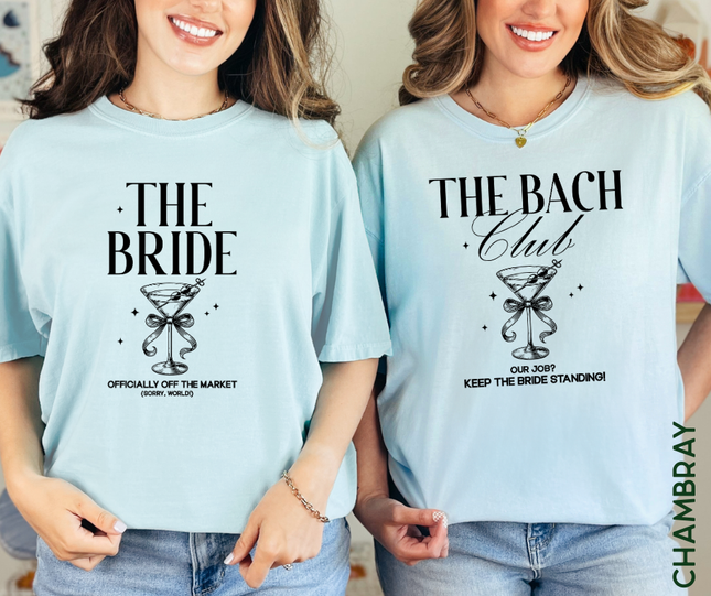 Comfort Colors Tee | Bride and Bach Matching Cocktails [k003]
