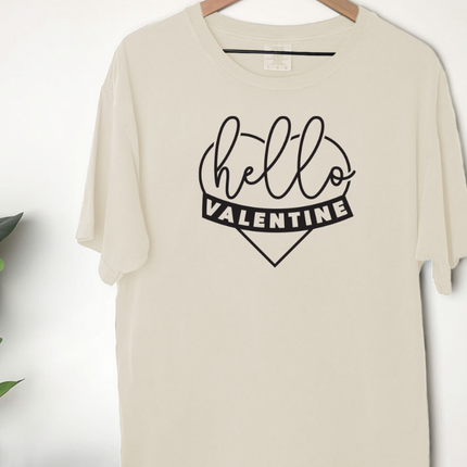 Comfort Colors Tee | Hello Valentine [051]