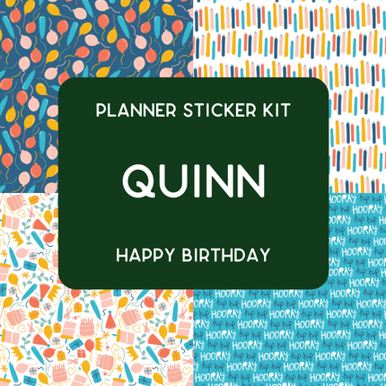 Amplify Planner Stickers | Weekly Kit | Quinn