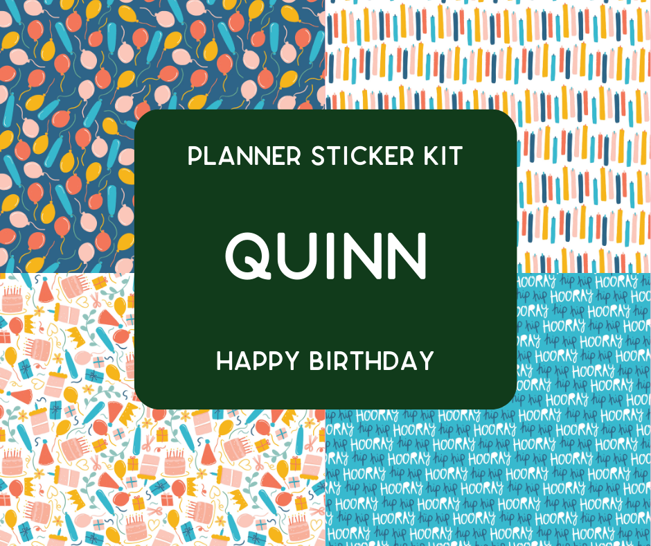 Amplify Planner Stickers | Weekly Kit | Quinn