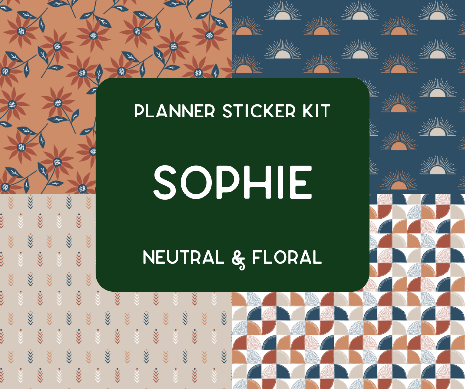 Amplify Planner Stickers | Weekly Kit | Sophie