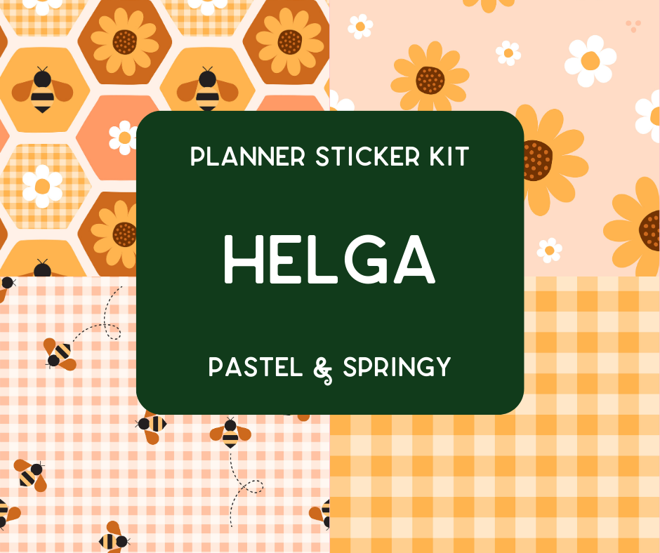 Amplify Planner Stickers | Weekly Kit | Helga