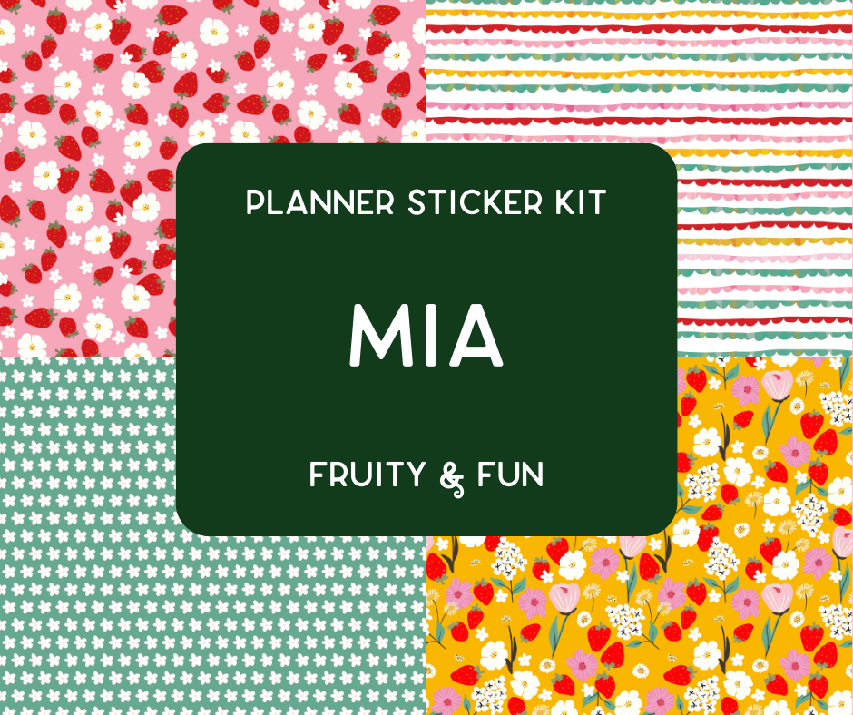 Amplify Planner Stickers | Weekly Kit | Mia