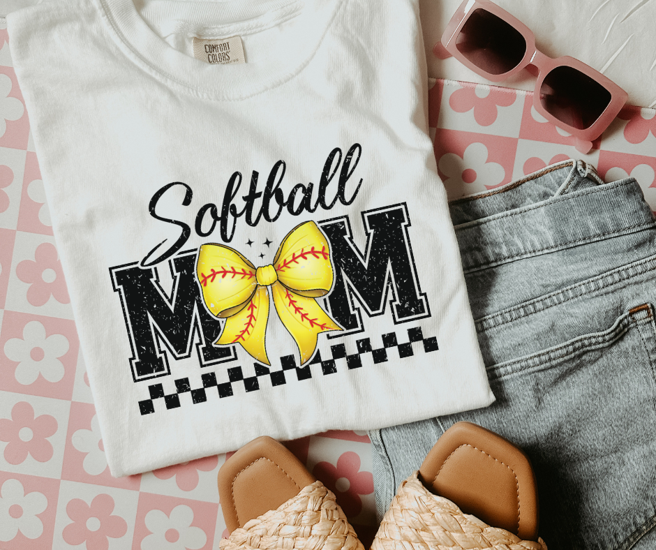 Comfort Colors Tee | Softball Mom [606]