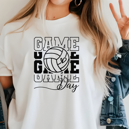 Comfort Colors Tee | Volleyball Game Day [622]