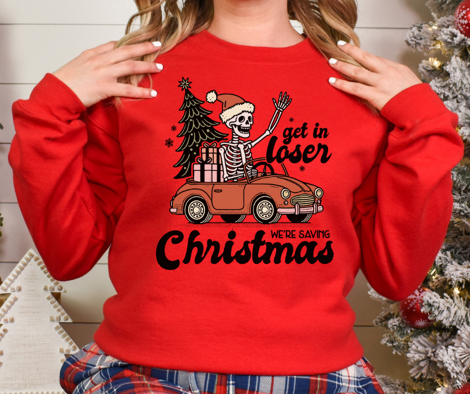 Gildan Crewneck | Get In Loser Christmas [636]