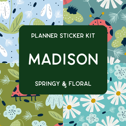 Amplify Planner Stickers | Weekly Kit | Madison