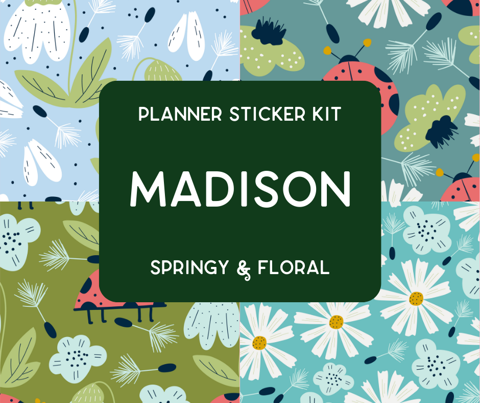 Amplify Planner Stickers | Weekly Kit | Madison