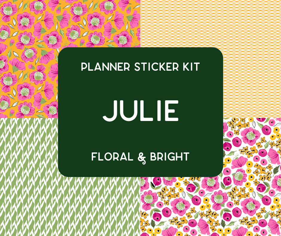 Amplify Planner Stickers | Weekly Kit | Julie