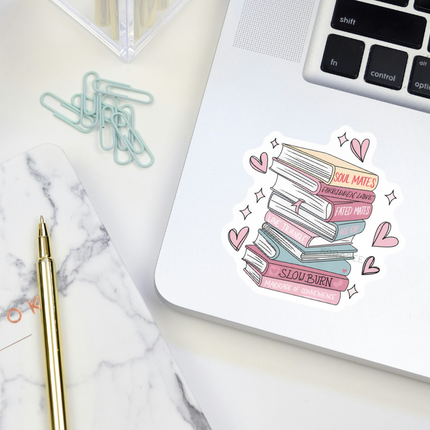 STICKER | Romance Book Stack | BOOKS00053