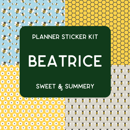 Amplify Planner Stickers | Weekly Kit | Beatrice