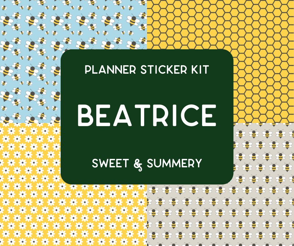 Amplify Planner Stickers | Weekly Kit | Beatrice