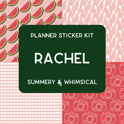 Amplify Planner Stickers | Weekly Kit | Rachel