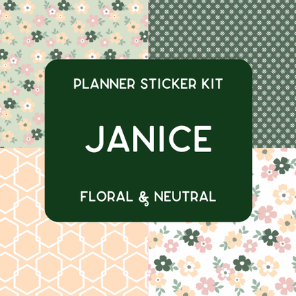 Amplify Planner Stickers | Weekly Kit | Janice