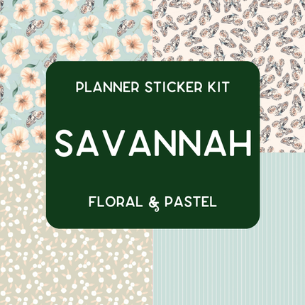 Amplify Planner Stickers | Weekly Kit | Savannah