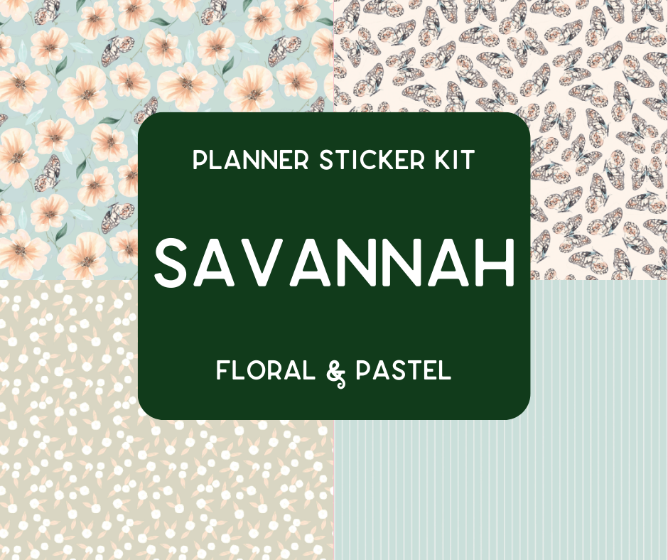 Amplify Planner Stickers | Weekly Kit | Savannah