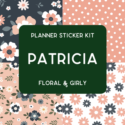 Amplify Planner Stickers | Weekly Kit | Patricia