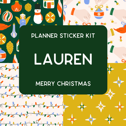 Amplify Planner Stickers | Weekly Kit | Lauren