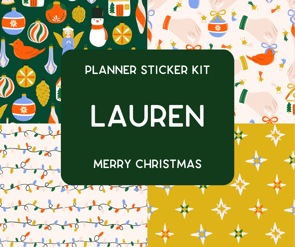 Amplify Planner Stickers | Weekly Kit | Lauren