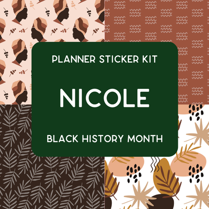 Amplify Planner Stickers | Weekly Kit | Nicole