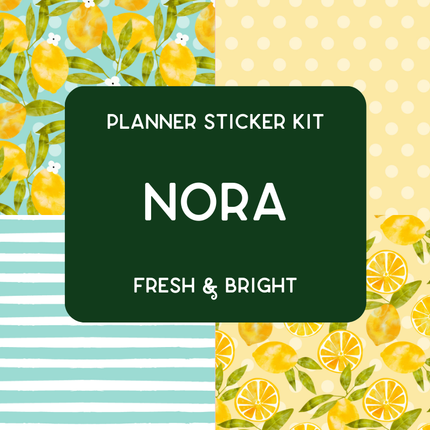 Amplify Planner Stickers | Weekly Kit | Nora