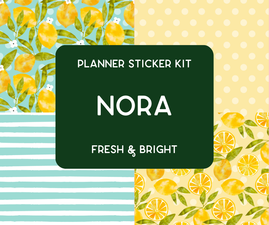 Amplify Planner Stickers | Weekly Kit | Nora