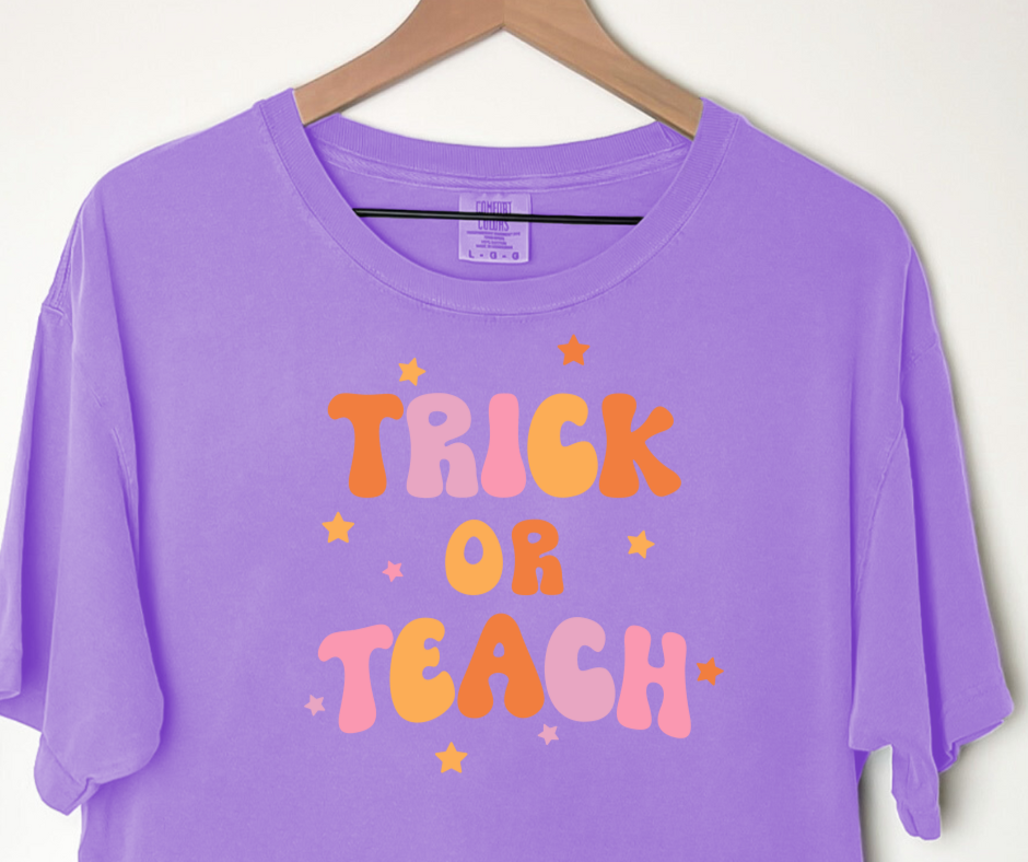 Comfort Colors Tee | Trick or Teach [335]