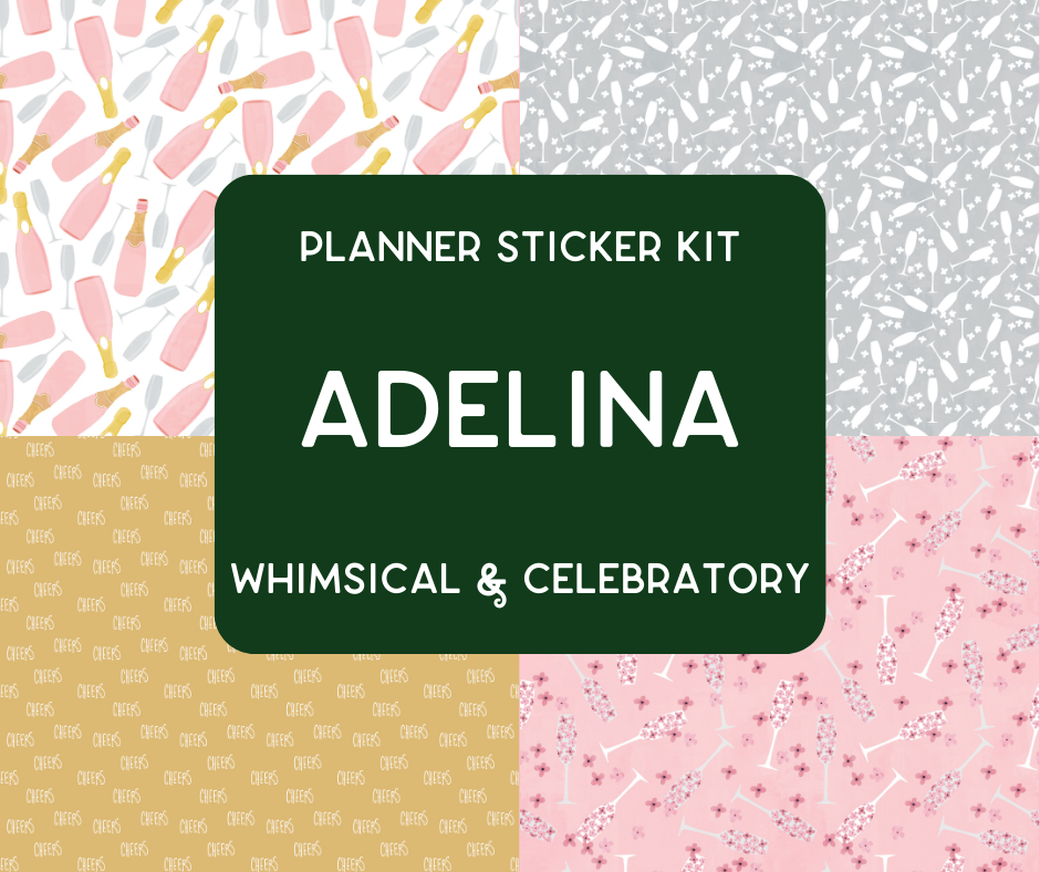 Amplify Planner Stickers | Weekly Kit | Adelina